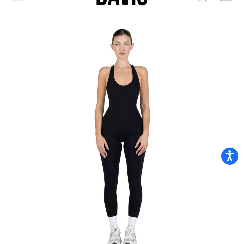 DAVIS Black Halter Jumpsuit